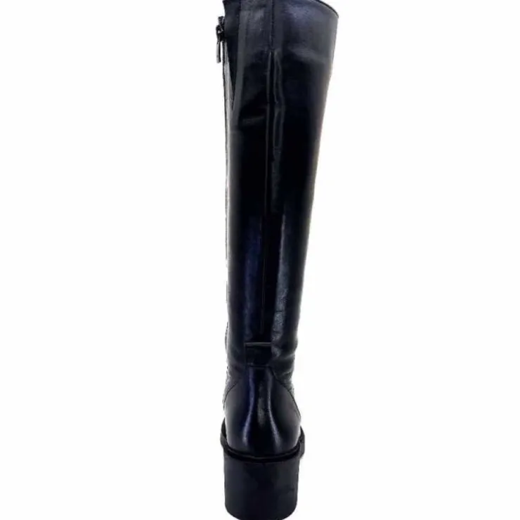 cashka / fatih ustundag Ivoire 5282 Livv Cuir Noir*Femme Bottes