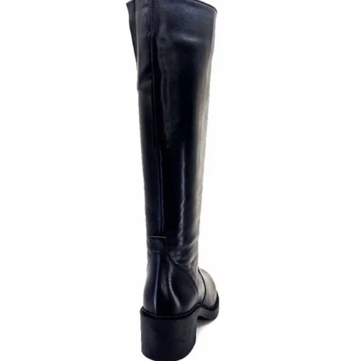 cashka / fatih ustundag Ivoire 5282 Livv Cuir Noir*Femme Bottes