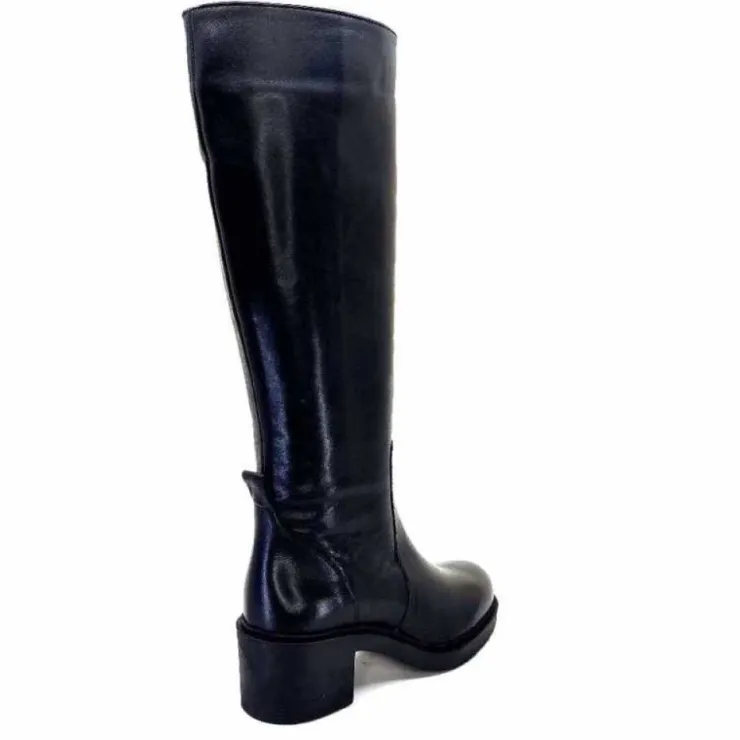 cashka / fatih ustundag Ivoire 5282 Livv Cuir Noir*Femme Bottes