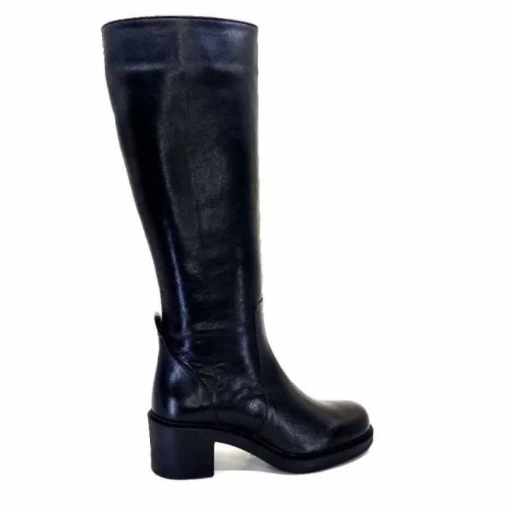 cashka / fatih ustundag Ivoire 5282 Livv Cuir Noir*Femme Bottes