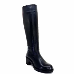cashka / fatih ustundag Ivoire 5282 Livv Cuir Noir*Femme Bottes