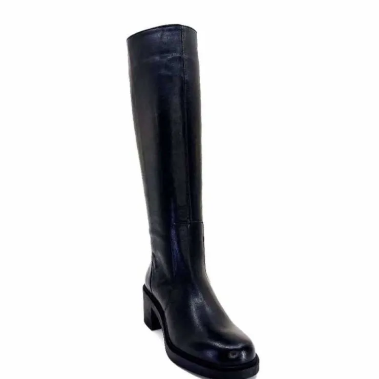 cashka / fatih ustundag Ivoire 5282 Livv Cuir Noir*Femme Bottes