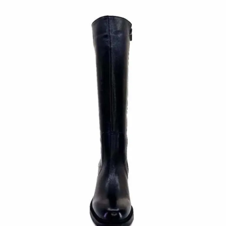 cashka / fatih ustundag Ivoire 5282 Livv Cuir Noir*Femme Bottes