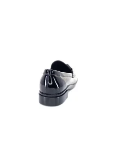 Ivoire0236a Ivoire 63008 Louisana Cuir Vernis Noir*Femme Mocassins