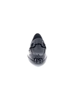 Ivoire0236a Ivoire 63008 Louisana Cuir Vernis Noir*Femme Mocassins