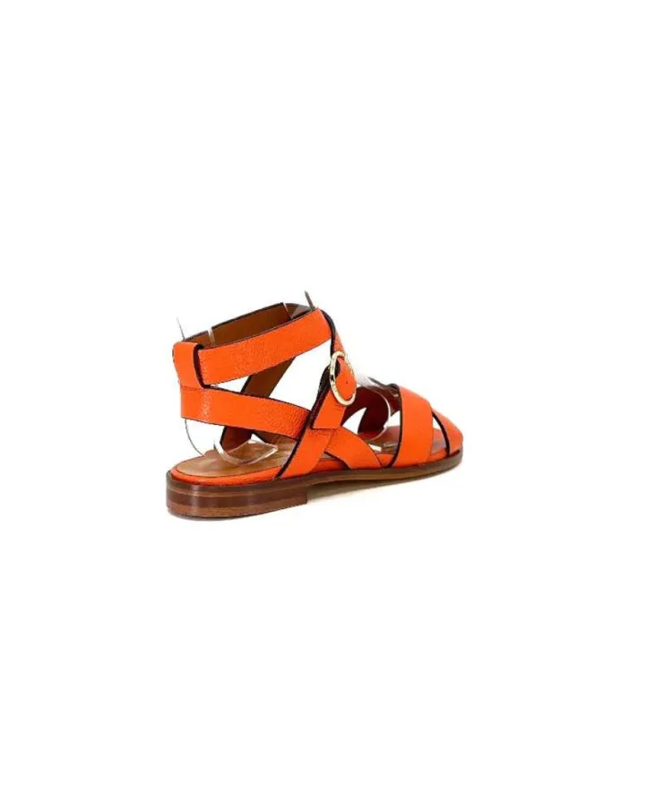Ivoire0331 Ivoire 9823 Lv10 Orange*Femme Sandales