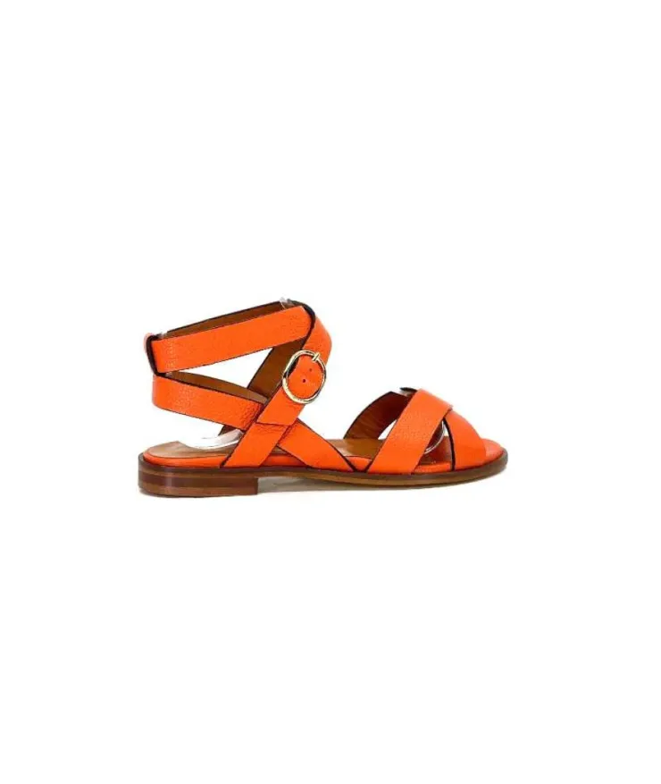 Ivoire0331 Ivoire 9823 Lv10 Orange*Femme Sandales