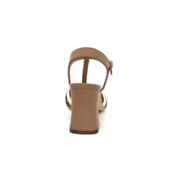 Ivoire0551 Ivoire 2131 Mila Cuir Marron*Femme Sandales