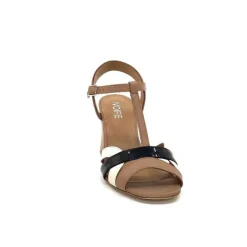 Ivoire0551 Ivoire 2131 Mila Cuir Marron*Femme Sandales