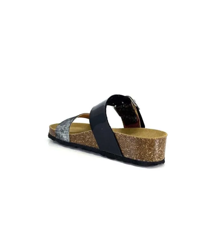 Ivoire0473a Ivoire 9-71-7356 Noir*Femme Plagettes