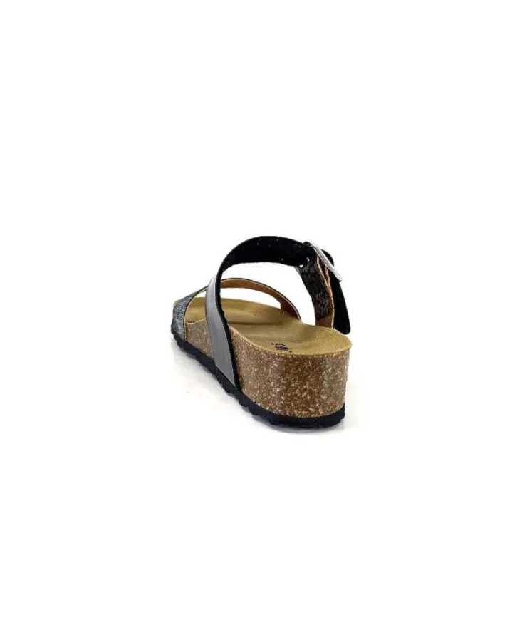 Ivoire0473a Ivoire 9-71-7356 Noir*Femme Plagettes