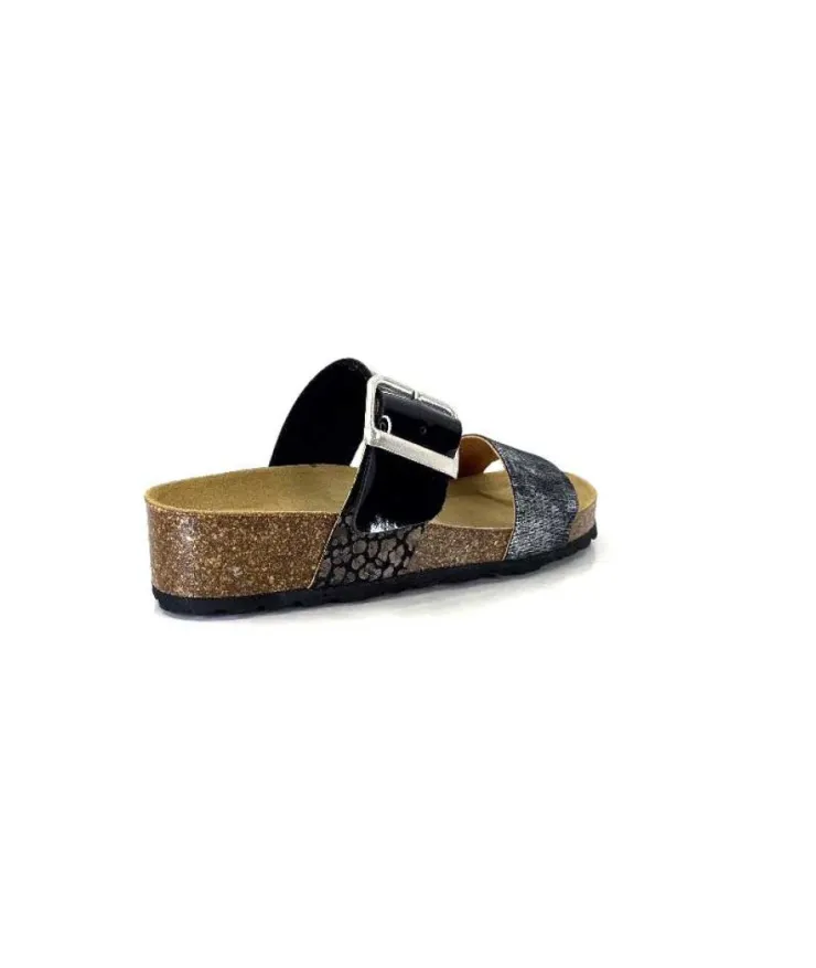 Ivoire0473a Ivoire 9-71-7356 Noir*Femme Plagettes