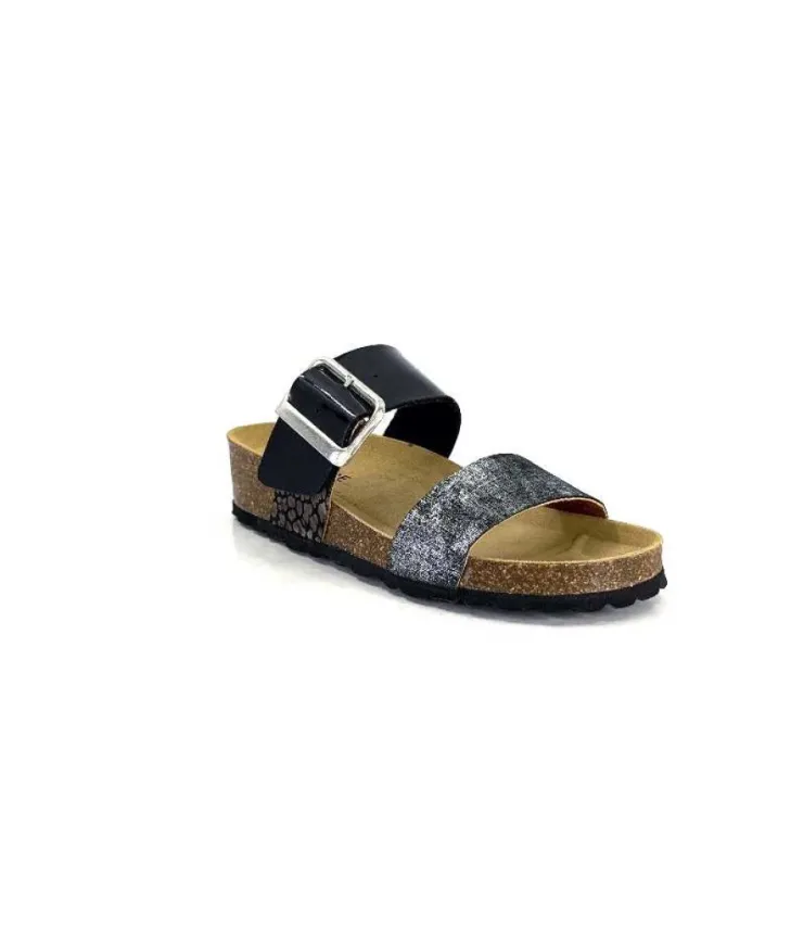 Ivoire0473a Ivoire 9-71-7356 Noir*Femme Plagettes
