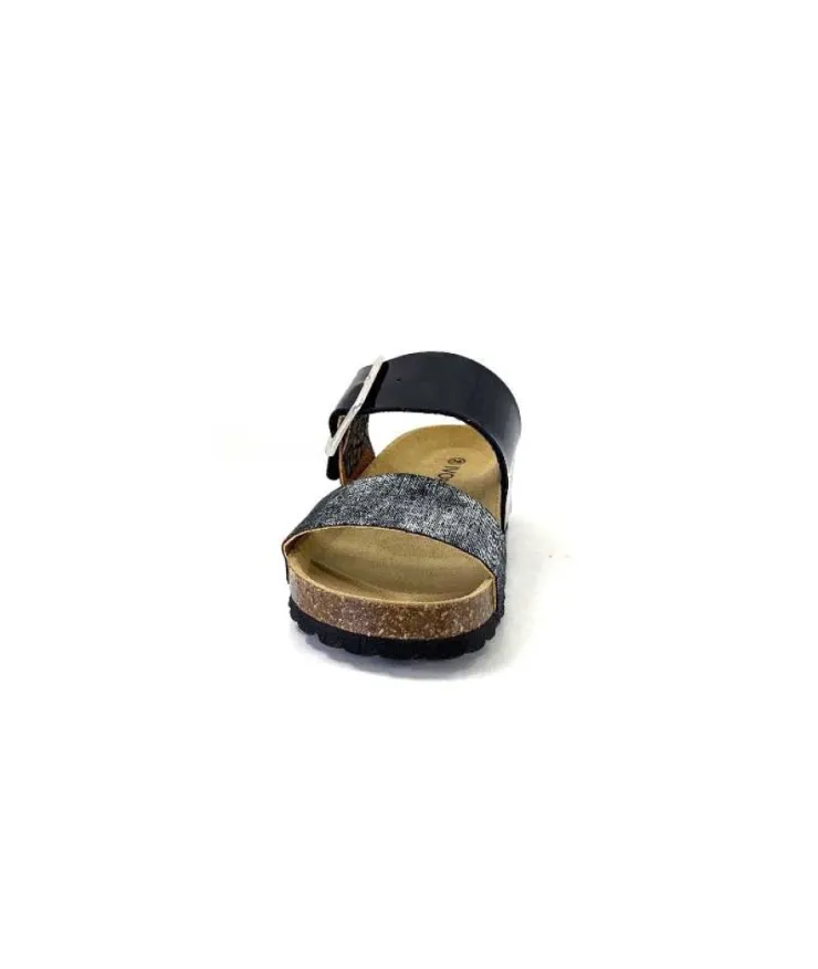 Ivoire0473a Ivoire 9-71-7356 Noir*Femme Plagettes