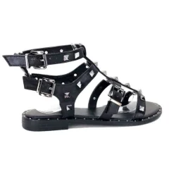 Ivoire0297a Ivoire 1267 Noir*Femme Sandales