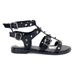 Ivoire0297a Ivoire 1267 Noir*Femme Sandales