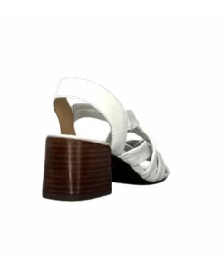 Ivoire0236a Ivoire 269 Pisa 3 Cuir Blanc*Femme Sandales