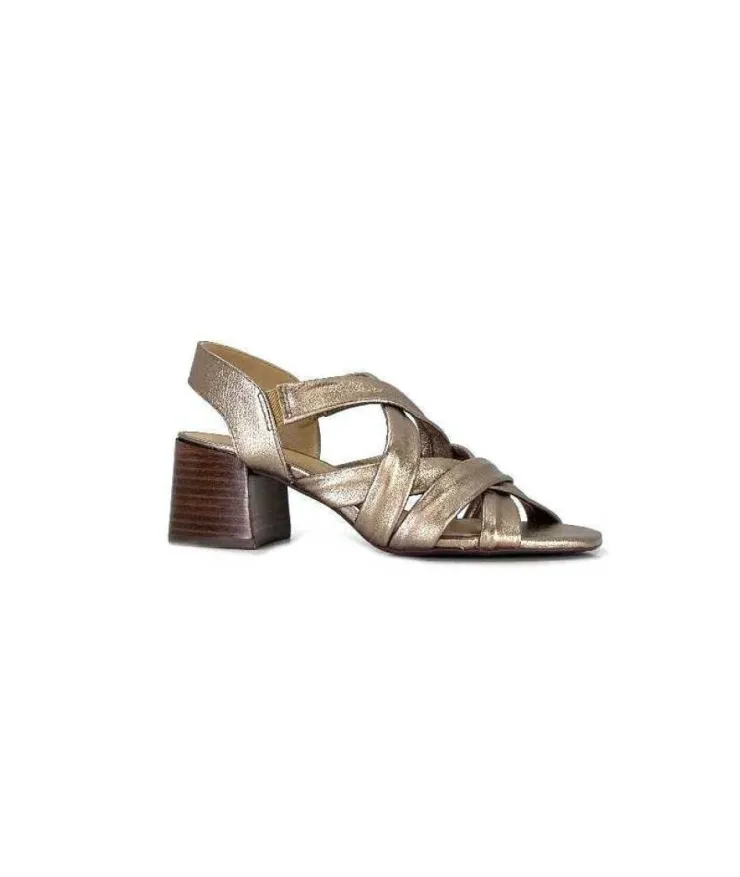 Ivoire0236a Ivoire 269 Pisa 3 Cuir Metal Prate*Femme Sandales