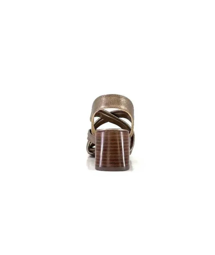 Ivoire0236a Ivoire 269 Pisa 3 Cuir Metal Prate*Femme Sandales