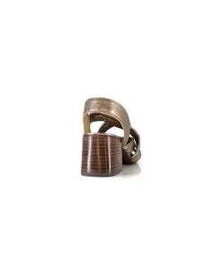 Ivoire0236a Ivoire 269 Pisa 3 Cuir Metal Prate*Femme Sandales