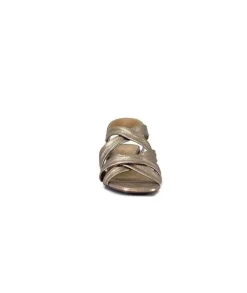 Ivoire0236a Ivoire 269 Pisa 3 Cuir Metal Prate*Femme Sandales