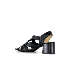 Ivoire0236a Ivoire 269 Pisa 3 Cuir Noir*Femme Sandales