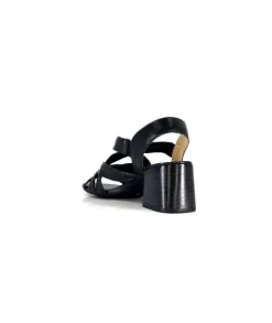 Ivoire0236a Ivoire 269 Pisa 3 Cuir Noir*Femme Sandales