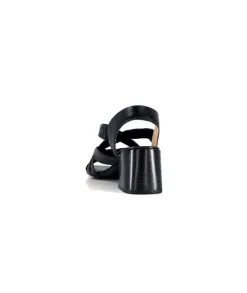 Ivoire0236a Ivoire 269 Pisa 3 Cuir Noir*Femme Sandales