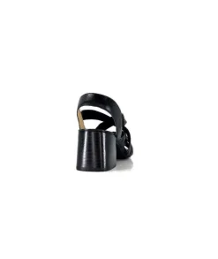 Ivoire0236a Ivoire 269 Pisa 3 Cuir Noir*Femme Sandales