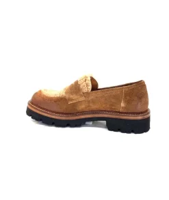 Ivoire0156 Ivoire 3276 Sabbia Montone Daim Marron*Femme Mocassins