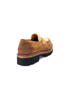 Ivoire0156 Ivoire 3276 Sabbia Montone Daim Marron*Femme Mocassins