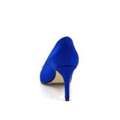 Ivoire0376 Ivoire 2514 Satin Bleu*Femme Escarpins
