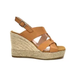 Kanna Ivoire 22032 Sonia Cuir Marron*Femme Plateformes
