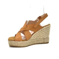 Kanna Ivoire 22032 Sonia Cuir Marron*Femme Plateformes