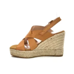 Kanna Ivoire 22032 Sonia Cuir Marron*Femme Plateformes