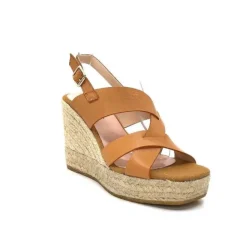 Kanna Ivoire 22032 Sonia Cuir Marron*Femme Plateformes