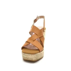 Kanna Ivoire 22032 Sonia Cuir Marron*Femme Plateformes