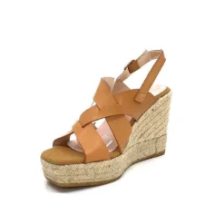 Kanna Ivoire 22032 Sonia Cuir Marron*Femme Plateformes