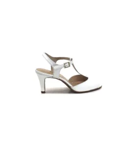 Ivoire0469 Ivoire 3277 T60 Cuir Blanc*Femme Sandales
