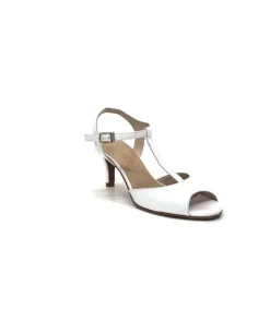 Ivoire0469 Ivoire 3277 T60 Cuir Blanc*Femme Sandales