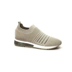 Ivoire0317a Ivoire 210.1377 Textile Beige*Femme Baskets