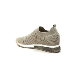 Ivoire0317a Ivoire 210.1377 Textile Beige*Femme Baskets