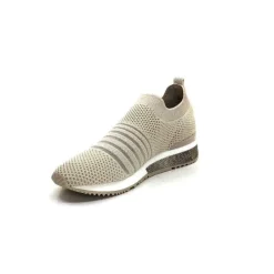 Ivoire0317a Ivoire 210.1377 Textile Beige*Femme Baskets