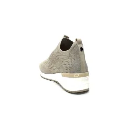 Ivoire0317a Ivoire 201.0893 Textile Beige & Strass*Femme Baskets