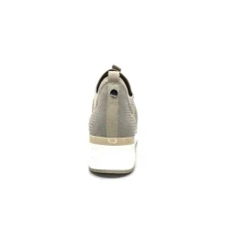 Ivoire0317a Ivoire 201.0893 Textile Beige & Strass*Femme Baskets