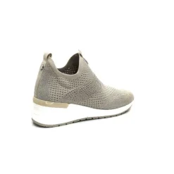 Ivoire0317a Ivoire 201.0893 Textile Beige & Strass*Femme Baskets