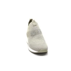Ivoire0317a Ivoire 201.0893 Textile Beige & Strass*Femme Baskets