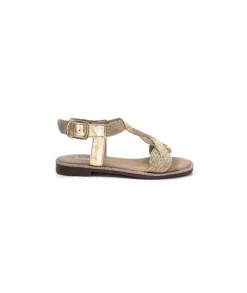 Ivoire0351a Ivoire 1575532 Textile Glitter Cipria*Femme Sandales