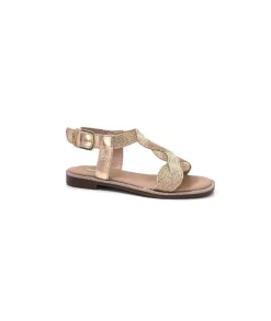 Ivoire0351a Ivoire 1575532 Textile Glitter Cipria*Femme Sandales