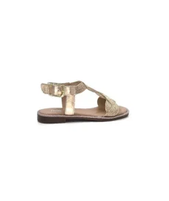 Ivoire0351a Ivoire 1575532 Textile Glitter Cipria*Femme Sandales